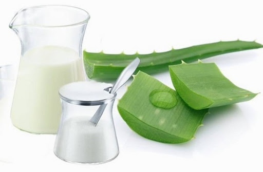 cách làm trắng da toàn thân từ nha đam sữa tươi